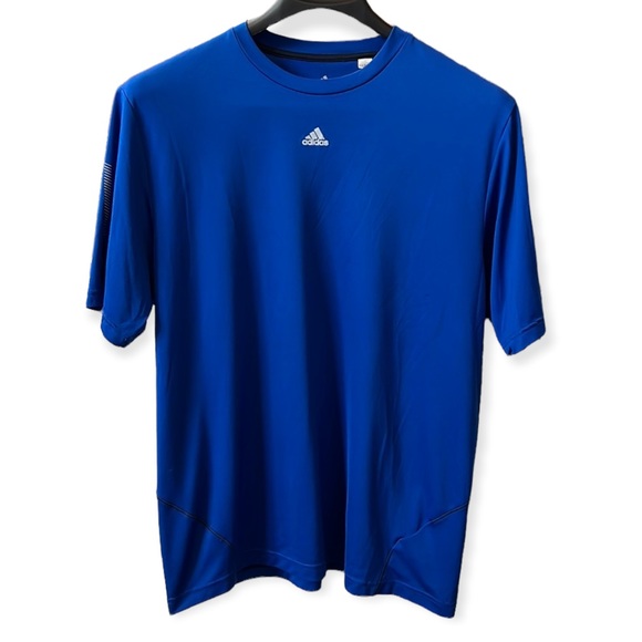 Men’s blue Adidas athletic shirt dry fit - Picture 1 of 14